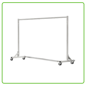 Rack para ropa con funda reutilizable